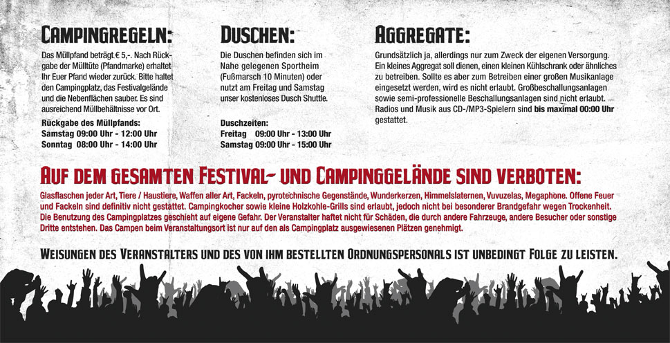 Pfeffelbach Open Air POA2019 Campingregeln Pfeffelbach Open Air POA2019 Campingregeln